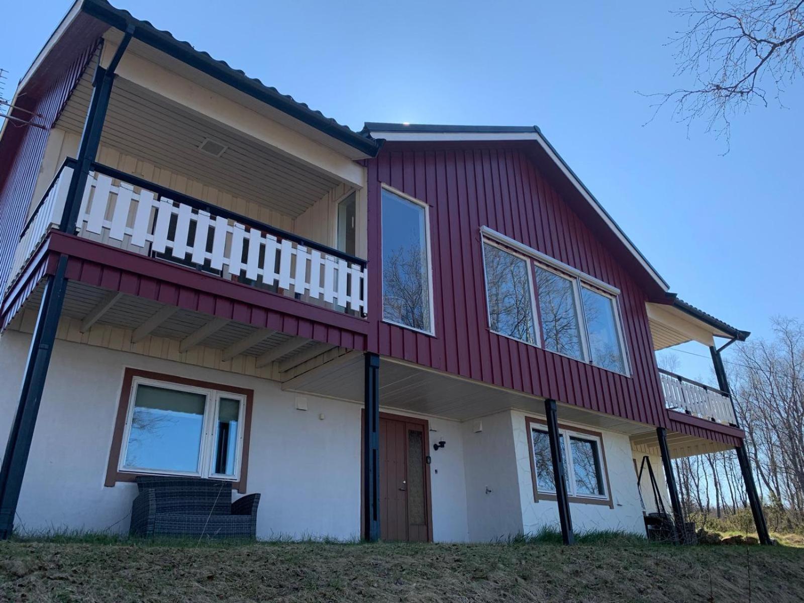 Bed And Breakfast Nordic Horn Brostadbotn Esterno foto